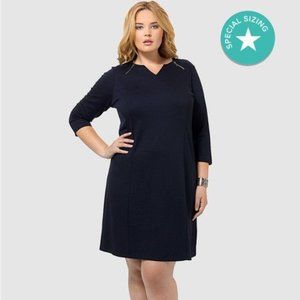 X-TWO Vijay Dress in Navy